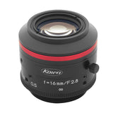 Kowa / LM16JC5MC - 2/3" 5MP 16mm F2.8 Compact C-Mount Lens / Torchlight Vision